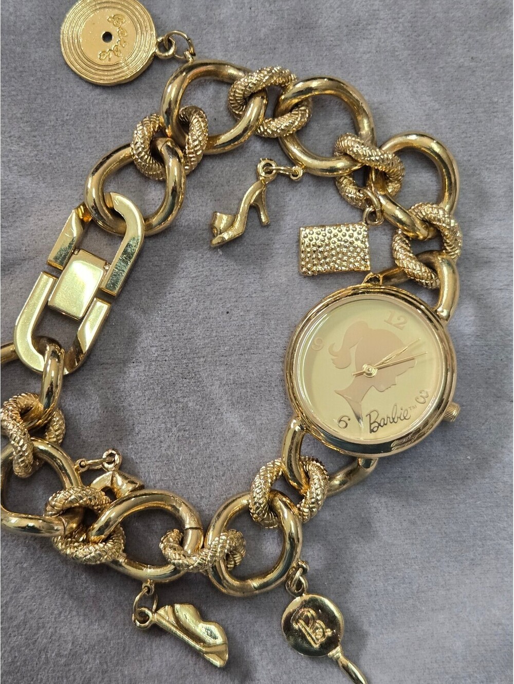 Vintage 90s Fossil Charming Barbie Limited Edition Watch Set